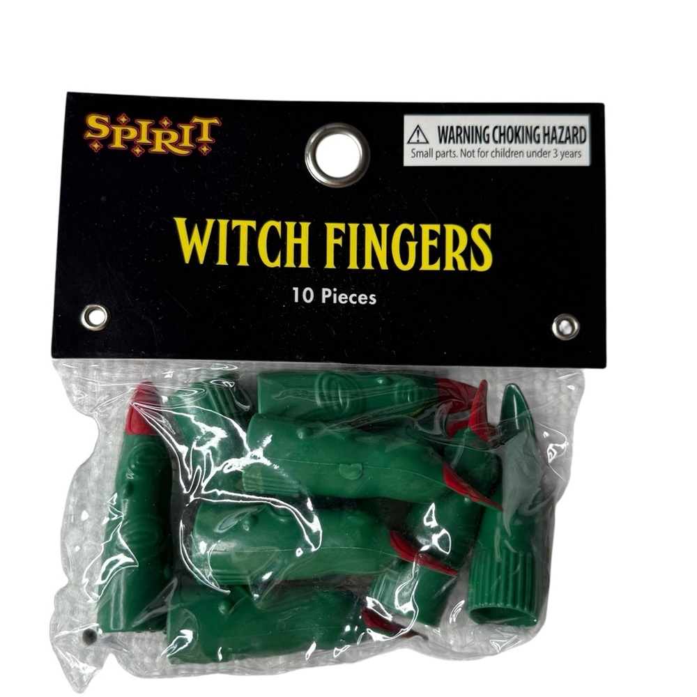 Spirit Witch Fingers - Green and Red Party Favors